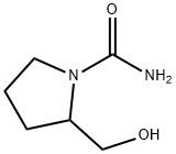 1-Pyrrolidinecarboxamide,2-(hydroxymethyl)-(9CI) Structure