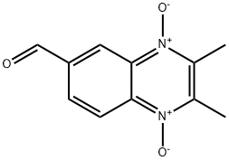 2,3-dimethyl-4-oxido-1-oxo-quinoxaline-6-carbaldehyde|