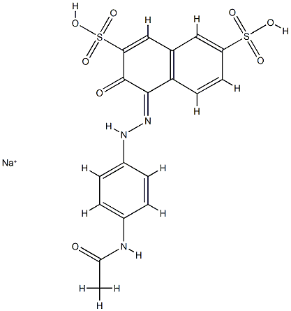C.I. Acid Red 23, disodium salt Structure