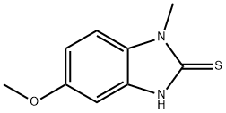 2H-Benzimidazole-2-thione,1,3-dihydro-5-methoxy-1-methyl-(9CI) Structure