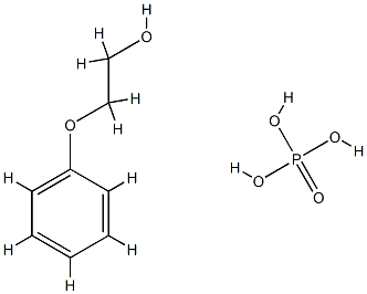 Poly(oxy-1,2-ethanediyl), alpha-phenyl-omega-hydroxy-, phosphate Structure