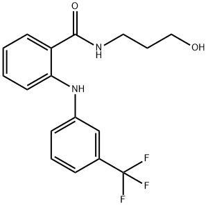 flufenamic acid hydroxypropylamide Structure