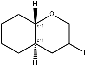 2H-1-Benzopyran,3-fluorooctahydro-,(4aR,8aS)-rel-(9CI) Structure