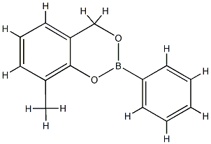 4H-1,3,2-Benzodioxaborin,8-methyl-2-phenyl-(9CI) Structure
