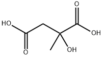 (±)-2-hydroxy-2-methylsuccinic acid Structure