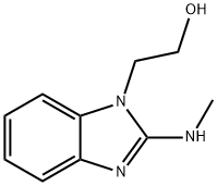 1H-Benzimidazole-1-ethanol,2-(methylamino)-(9CI) Structure