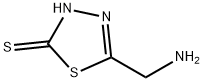 1,3,4-Thiadiazole-2(3H)-thione,5-(aminomethyl)-(9CI) Struktur