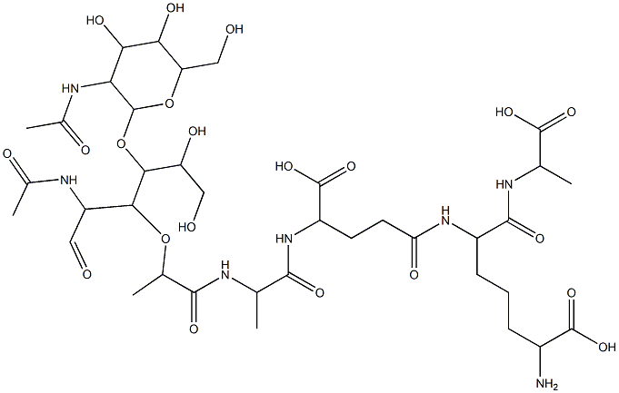 disaccharide tetrapeptide Structure