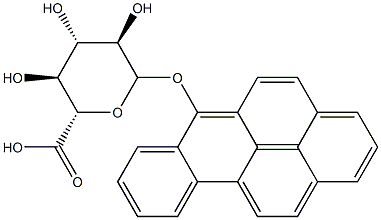 BENZO(A)PYRENYL-6-GLUCURONIDE Struktur