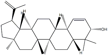 ルパ-1,20(29)-ジエン-3β-オール 化学構造式