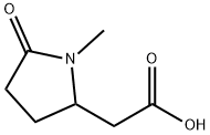 (±)-1-methyl-5-oxopyrrolidine-2-acetic acid Structure
