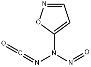 Isoxazole, 5-(carbonylnitrosohydrazino)- (9CI) 结构式
