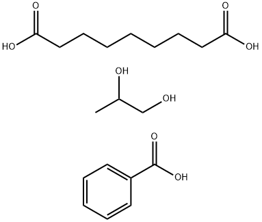 Nonanedioic acid, polymer with 1,2-propanediol, benzoate Struktur