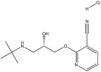 S-2-(3((1,1-DIMETHYL)-AMINO)2-HYDROXYPROPOXYL)-3-PYRIDINE. 结构式