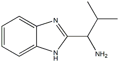 1-(1H-苯并[D]咪唑-2-基)-2-甲基丙烷-1-胺, 60603-59-0, 结构式
