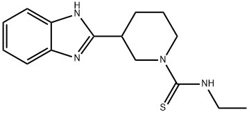 1-Piperidinecarbothioamide,3-(1H-benzimidazol-2-yl)-N-ethyl-(9CI)|