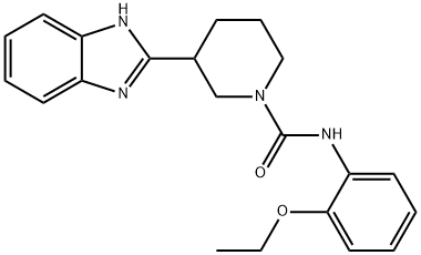 1-Piperidinecarboxamide,3-(1H-benzimidazol-2-yl)-N-(2-ethoxyphenyl)-(9CI) 结构式