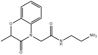 4H-1,4-Benzoxazine-4-acetamide,N-(2-aminoethyl)-2,3-dihydro-2-methyl-3-oxo-(9CI) 结构式