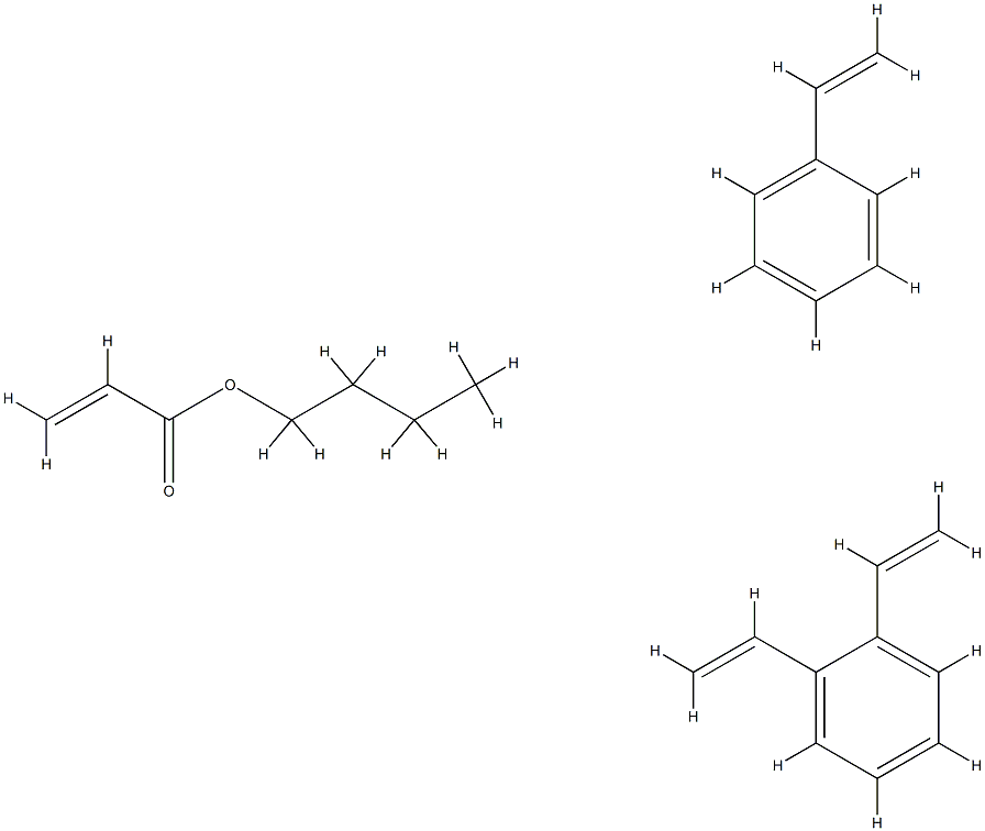 STYRENE-BUTYLACRYLATE COPOLYMER 结构式