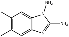 1H-Benzimidazole-1,2-diamine,5,6-dimethyl-(9CI) Struktur