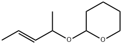 2H-Pyran,tetrahydro-2-[[(2E)-1-methyl-2-butenyl]oxy]-(9CI) 结构式