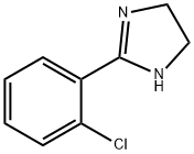 2-(2-クロロフェニル)-1-イミダゾリン 化学構造式