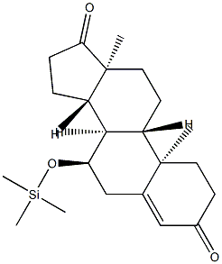 7α-(Trimethylsiloxy)androst-4-ene-3,17-dione Structure