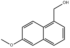 (6-甲氧萘-1-基)甲醇 结构式