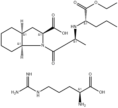 培哚普利精氨酸 结构式