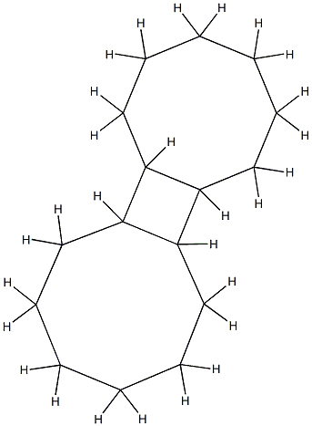 (6aα,6bα,12aβ,12bβ)-Hexadecahydrocyclobuta[1,2:3,4]dicyclooctene Structure