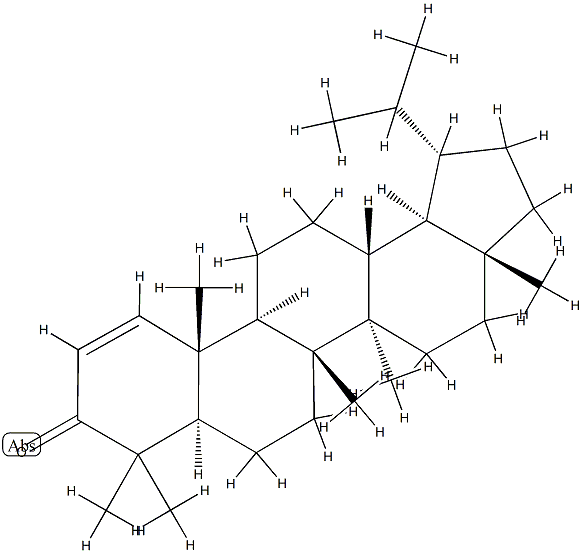 (+)-ルパ-1-エン-3-オン 化学構造式