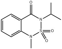 ベンタゾンメチル 化学構造式