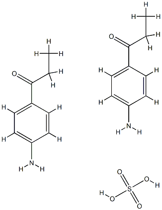 PARA-AMINOPROPIOPHENONESULPHATE 结构式