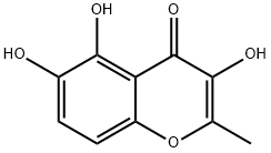 4H-1-Benzopyran-4-one,3,5,6-trihydroxy-2-methyl-(9CI) 结构式