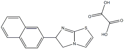 5,6-Dihydro-6-(2-napthyl) imidazo[2,1-b]thiazole oxalate, 95% Struktur