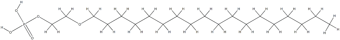 ステアレス-3リン酸 化学構造式