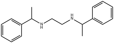 N,N'-ビス(α-メチルベンジル)エチレンジアミン 化学構造式