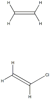 氯化聚乙烯, 63231-66-3, 结构式