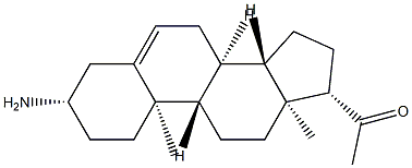 3β-Aminopregn-5-en-20-one Structure