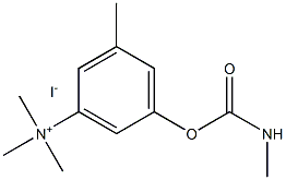 3-[[(メチルアミノ)カルボニル]オキシ]-N,N,N,5-テトラメチルベンゼンアミニウム·ヨージド 化学構造式