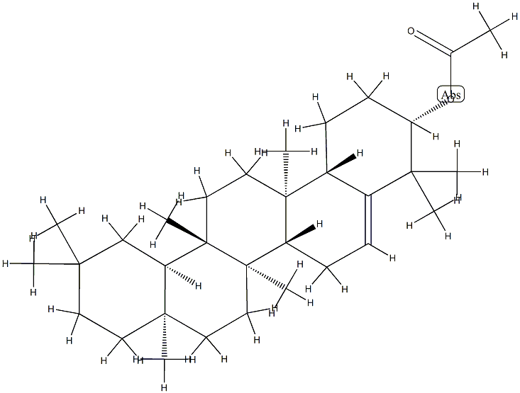 Glutinol acetate Structure