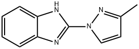 1H-Benzimidazole,2-(3-methyl-1H-pyrazol-1-yl)-(9CI) Structure