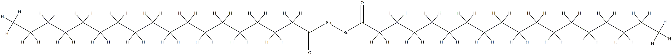 1-octadecanoylselanylselanyloctadecan-1-one Struktur