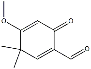 1,4-Cyclohexadiene-1-carboxaldehyde,4-methoxy-3,3-dimethyl-6-oxo-(9CI) 结构式