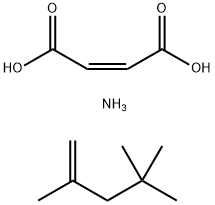 (Z)-2-丁烯二酸铵盐与2,4,4-三甲基-1-戊烯的聚合物 结构式