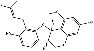1-methoxyphaseollidin Struktur