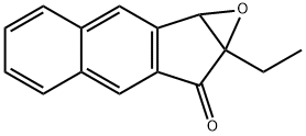 8H-Benz[5,6]indeno[1,2-b]oxiren-8-one,8a-ethyl-1a,8a-dihydro-(9CI) Structure