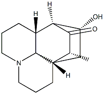(15R)-5β-Hydroxy-15-methyllycopodan-8-one Struktur