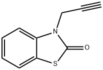 2(3H)-Benzothiazolone,3-(2-propynyl)-(9CI) Structure