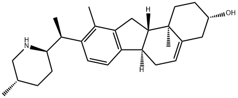 14,15,16,17-テトラデヒドロベラトラマン-3β-オール 化学構造式